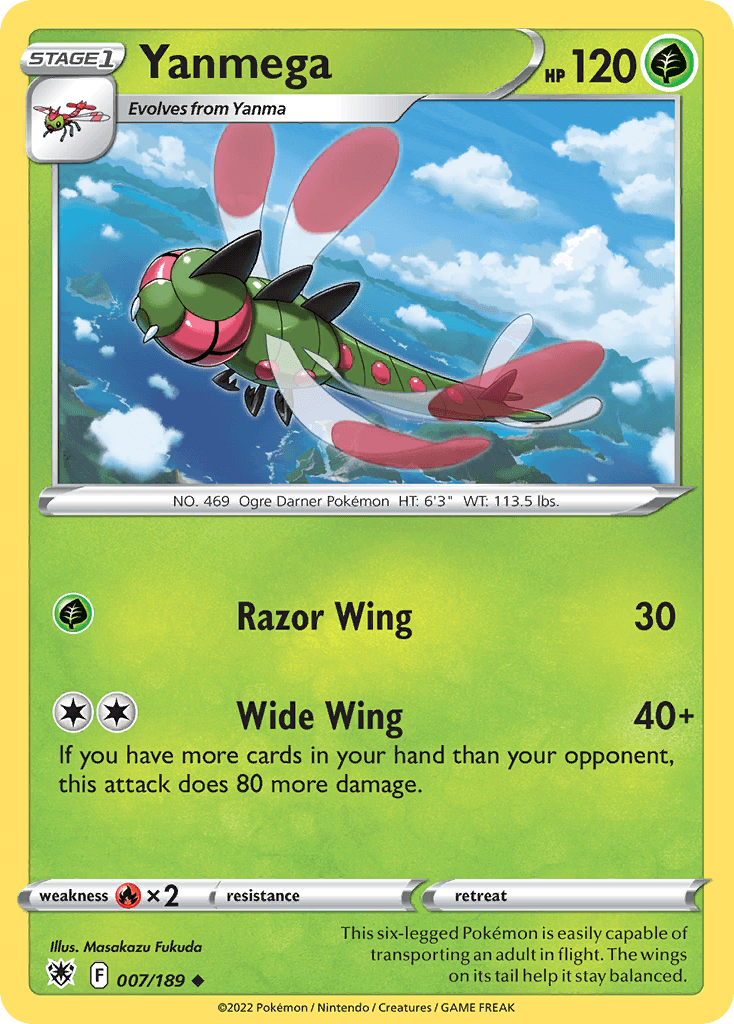 Yanmega Astral Radiance card