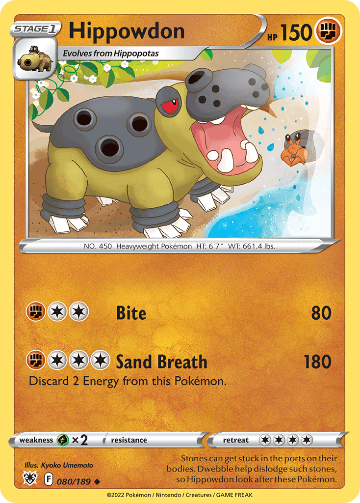 Hippowdon Astral Radiance card