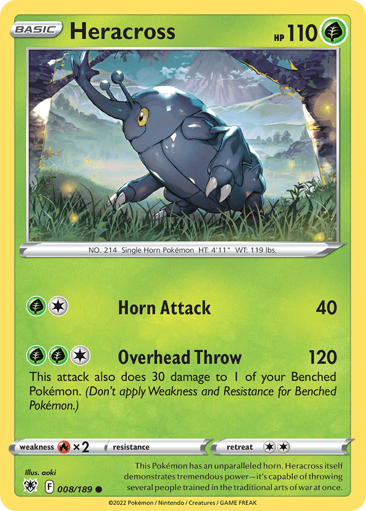 Heracross Astral Radiance card