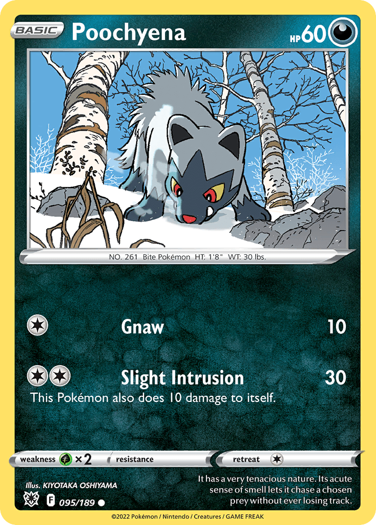 Poochyena Astral Radiance card