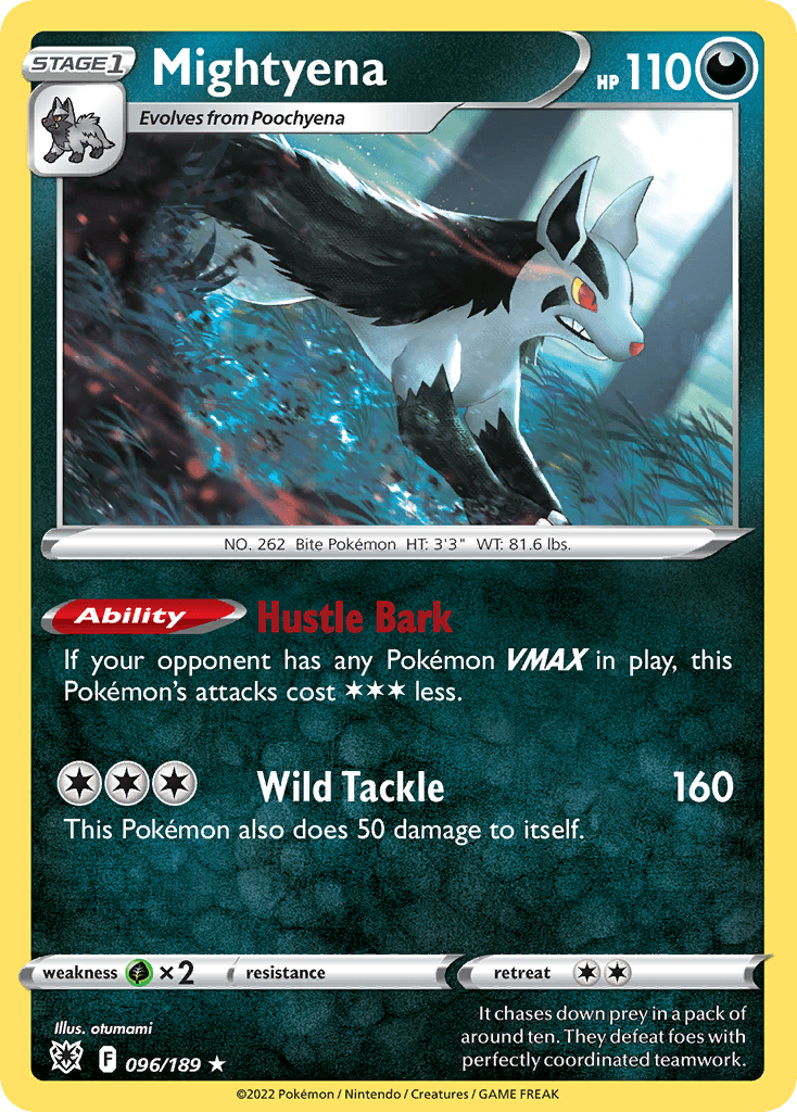Mightyena Astral Radiance card