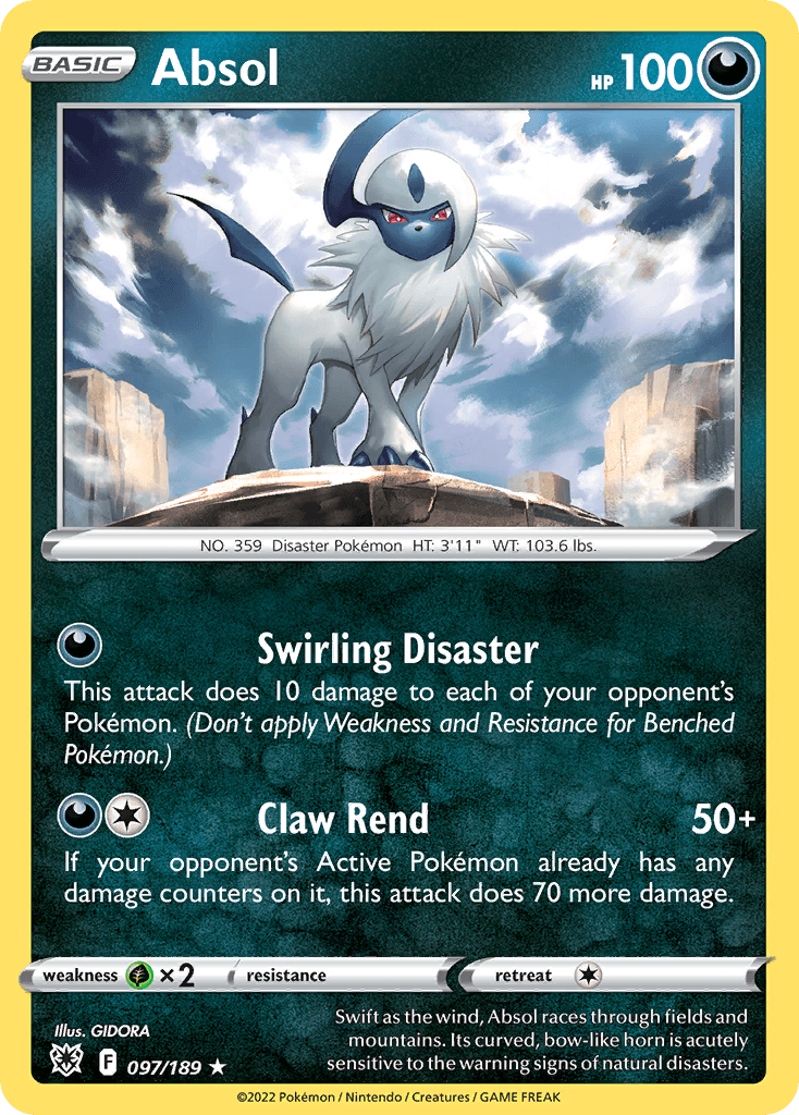 Absol Astral Radiance card