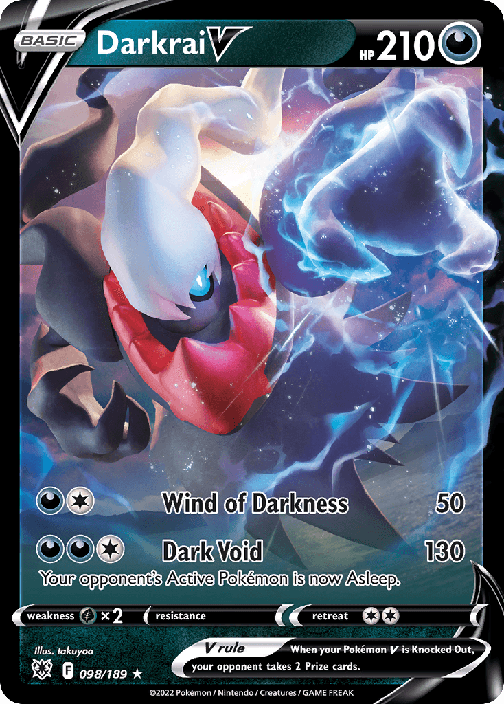 Darkrai V Astral Radiance card