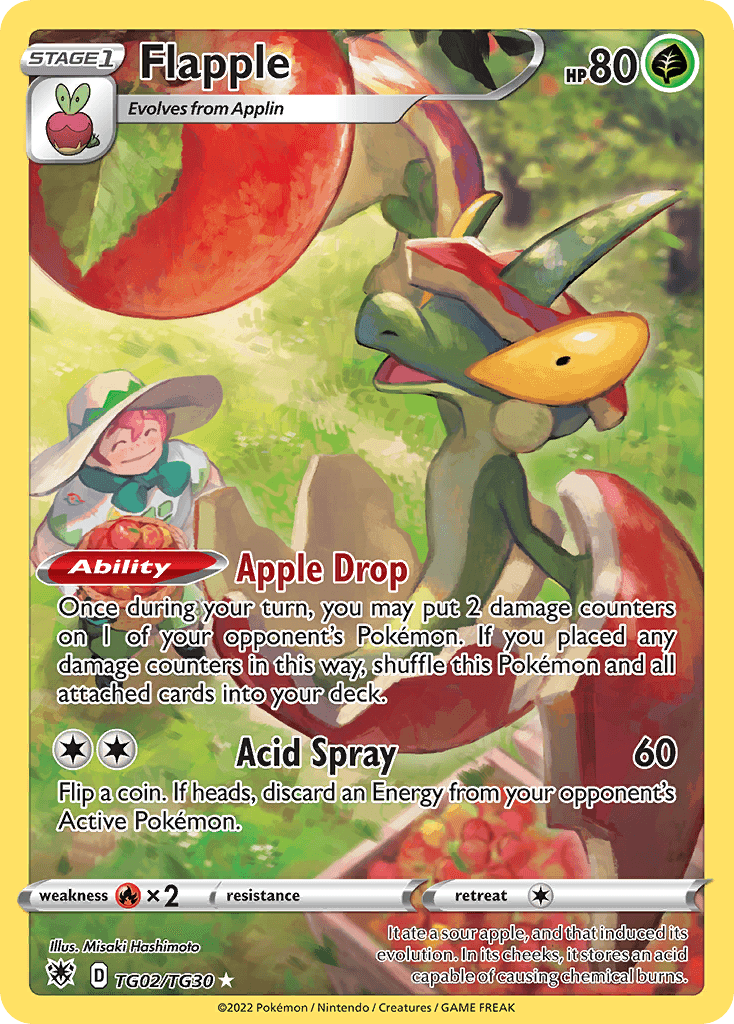 Flapple 宝可梦 card