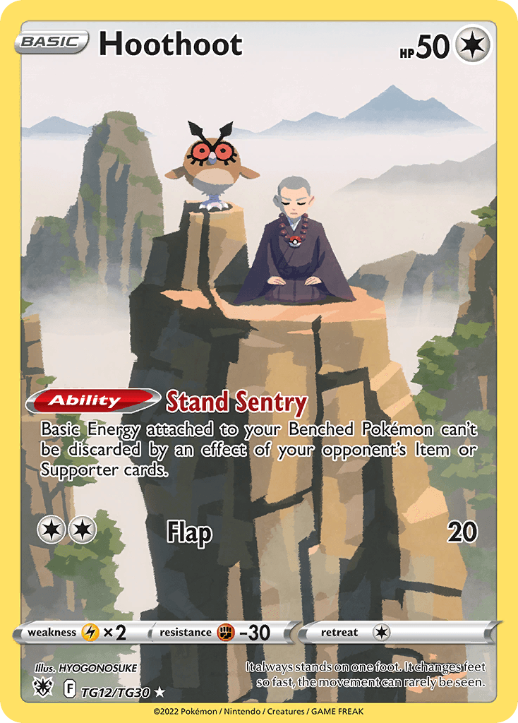 Hoothoot 寶可夢 card