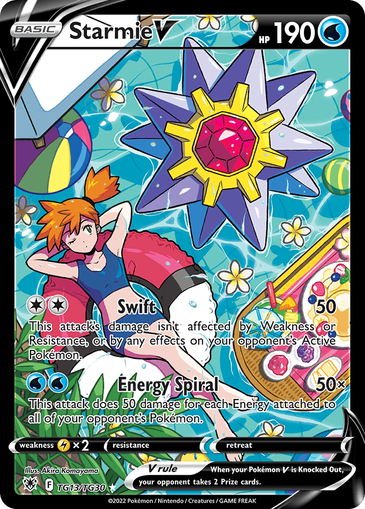 Starmie V Astral Radiance Trainer Gallery card