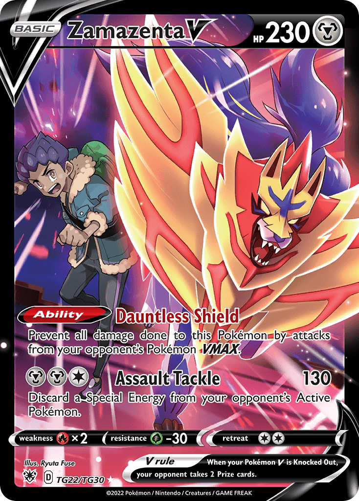 Zamazenta V Astral Radiance Trainer Gallery card