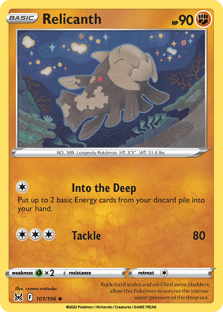 Relicanth Lost Origin card