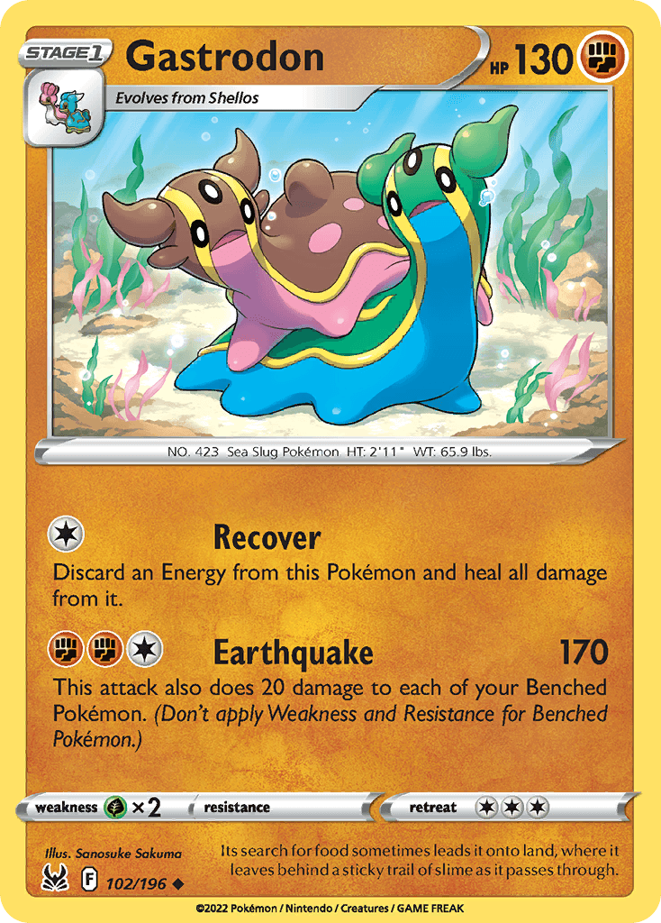 Gastrodon Lost Origin card