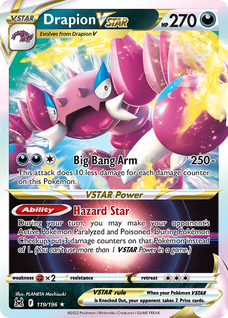 Drapion VSTAR Lost Origin card