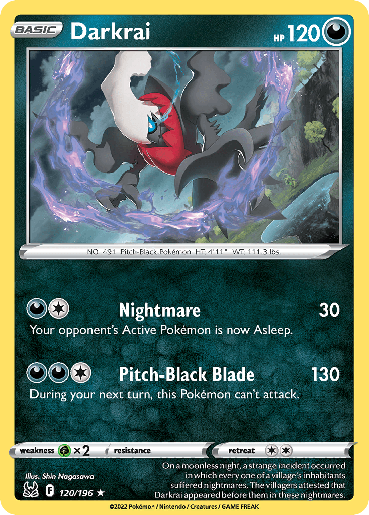 Darkrai Lost Origin card