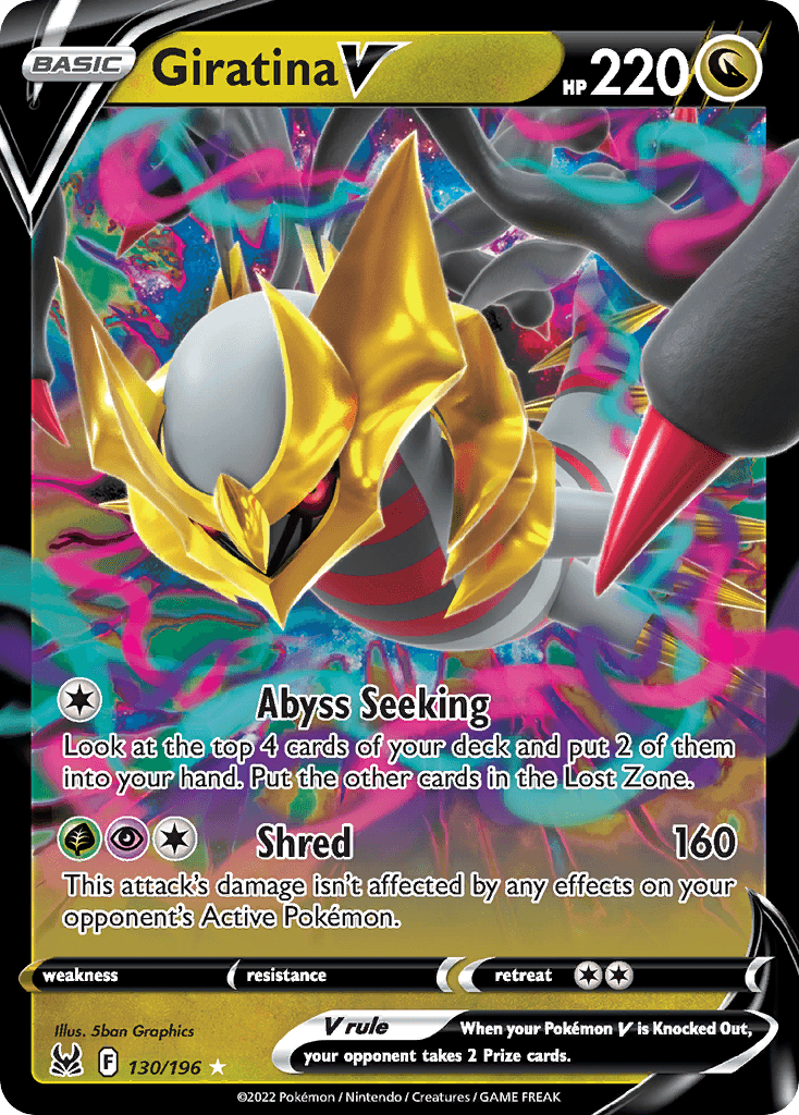 Giratina V Lost Origin card