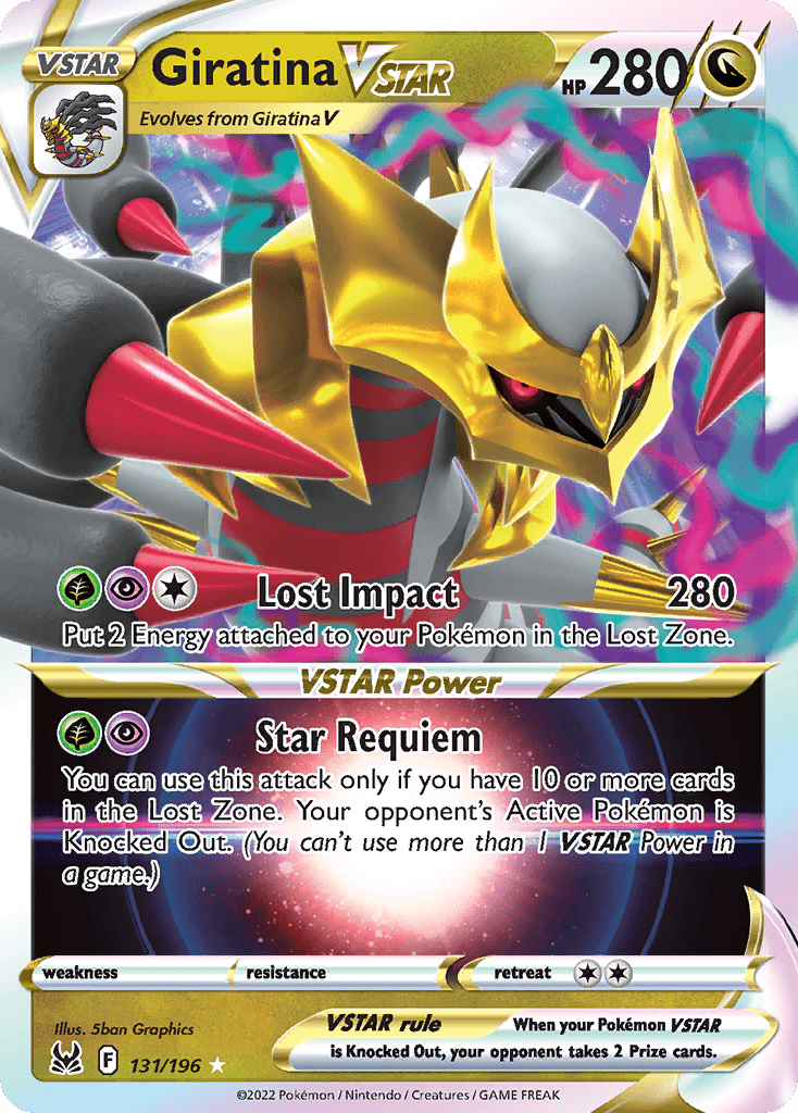 Giratina VSTAR Lost Origin card