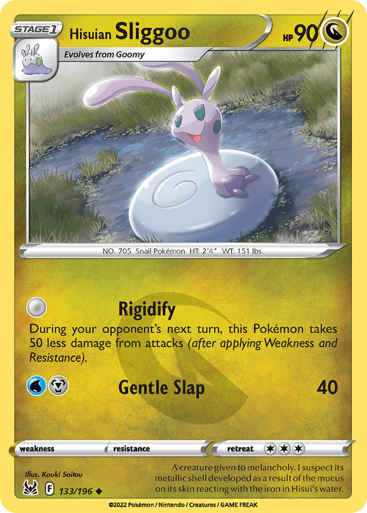 Hisuian Sliggoo Lost Origin card