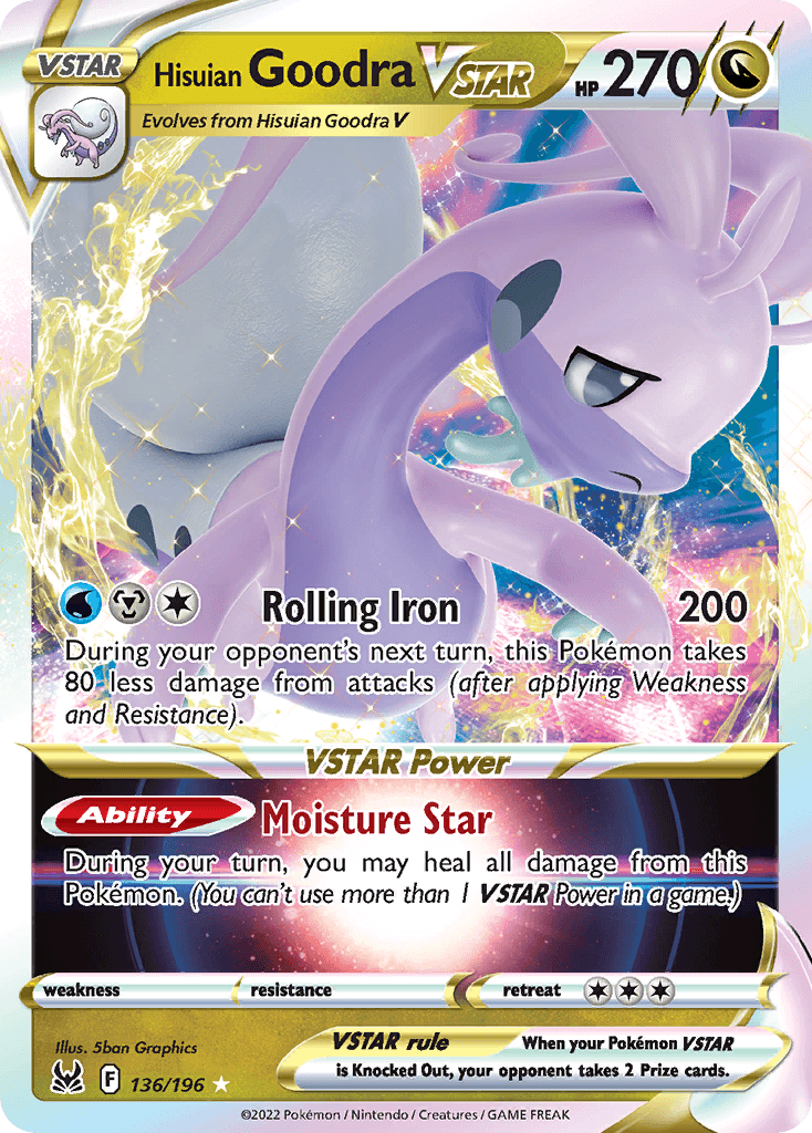 Hisuian Goodra VSTAR Lost Origin card