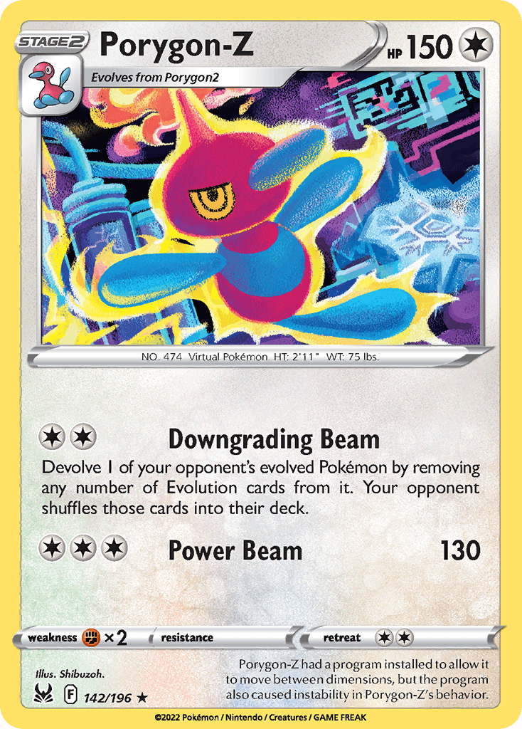 Porygon-Z Lost Origin card