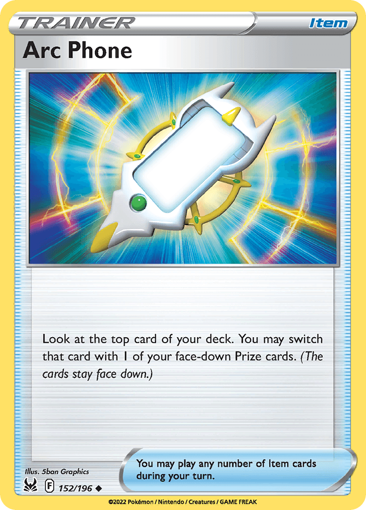 Arc Phone Lost Origin card