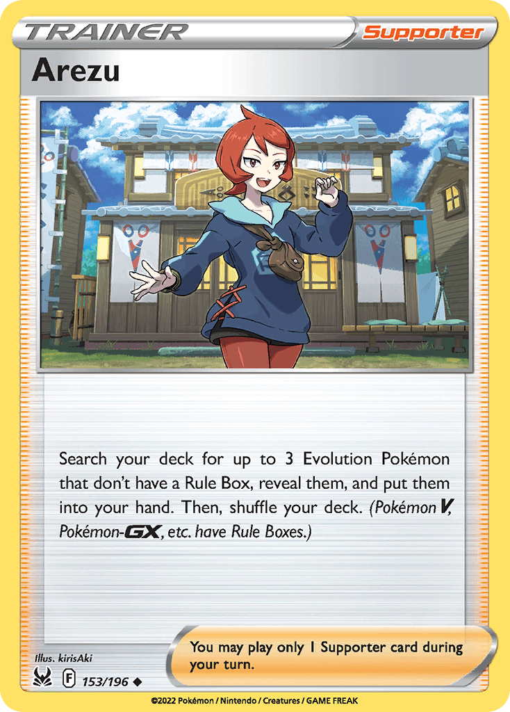 Arezu Lost Origin card