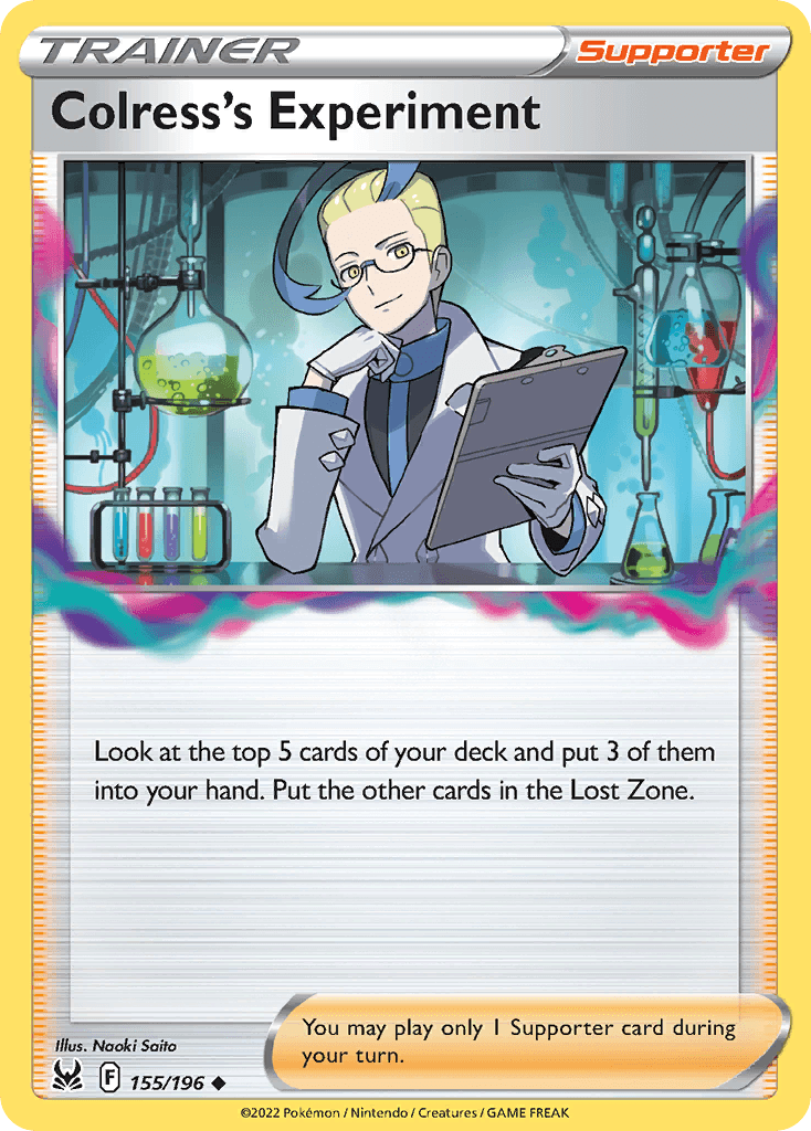 Colress's Experiment Lost Origin card