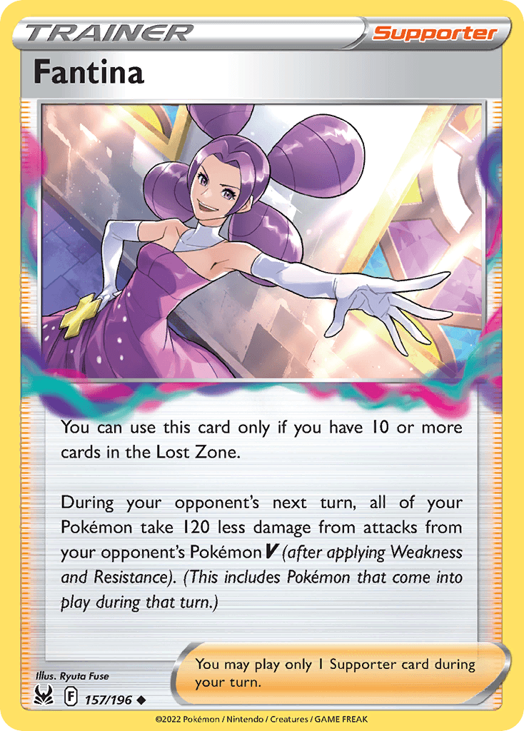 Fantina Lost Origin card