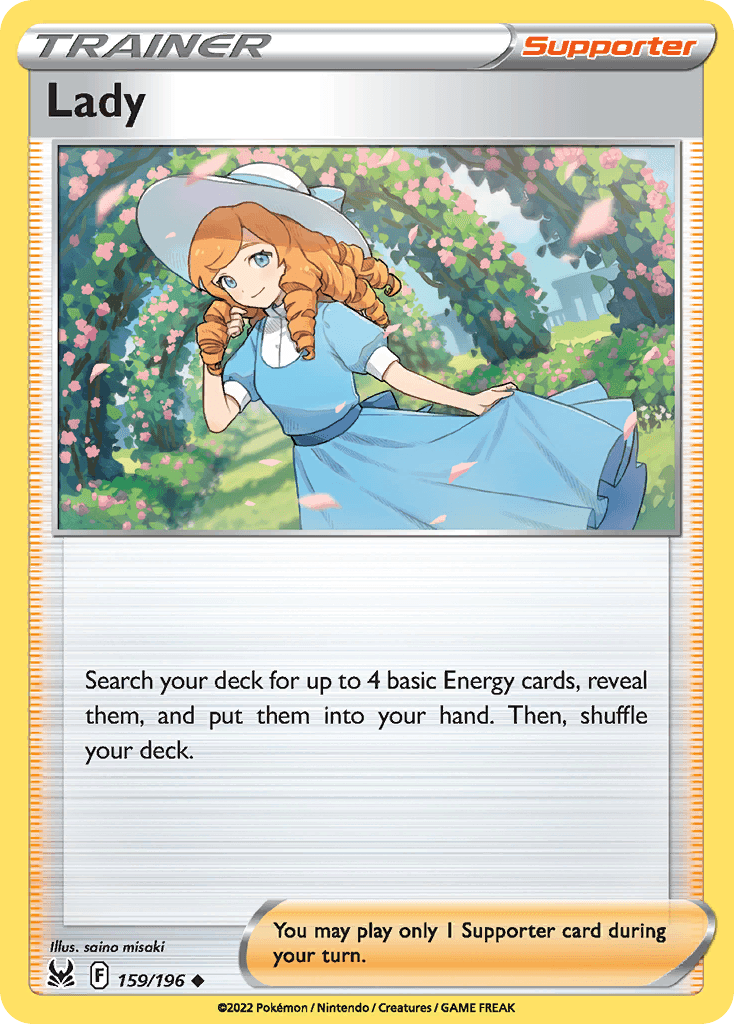 Lady Lost Origin card