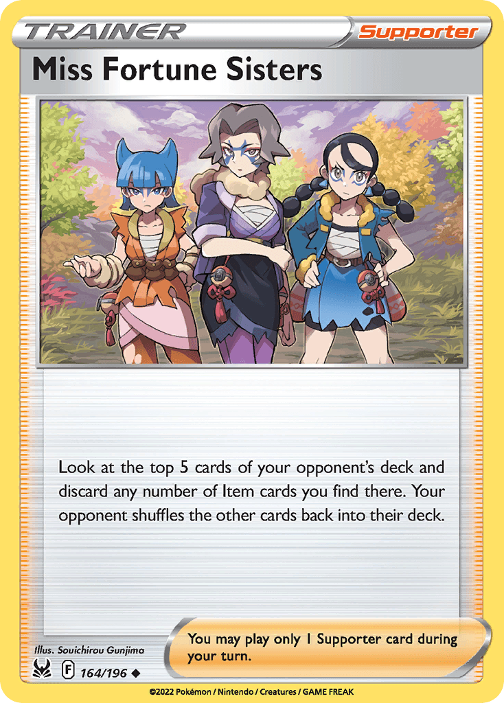 Miss Fortune Sisters Lost Origin card