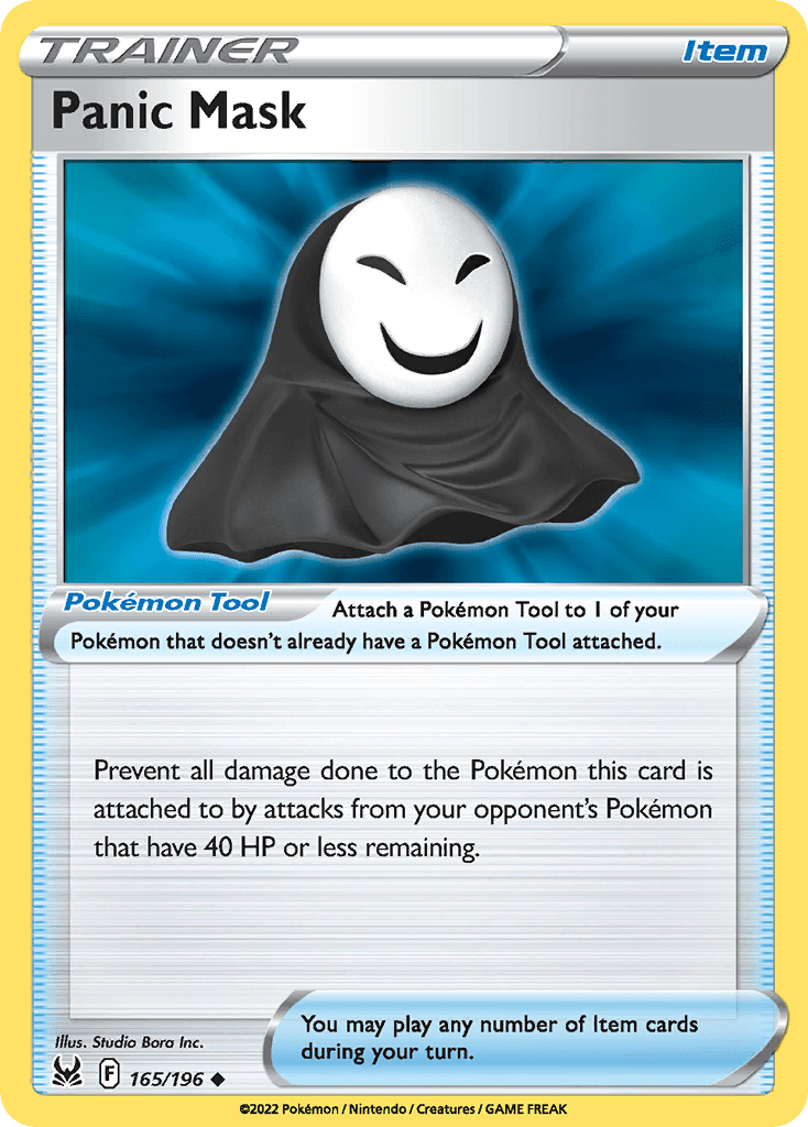 Panic Mask Lost Origin card