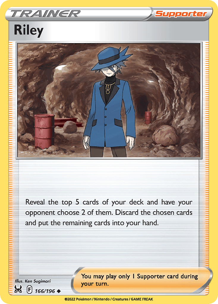 Riley Lost Origin card