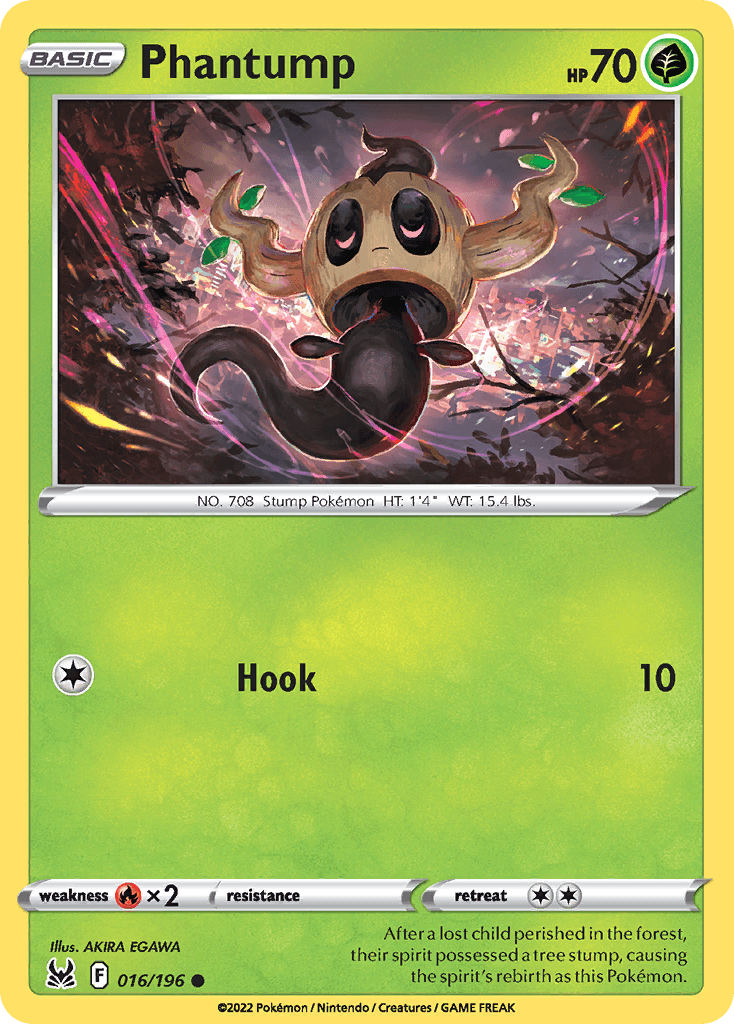 Phantump Lost Origin card