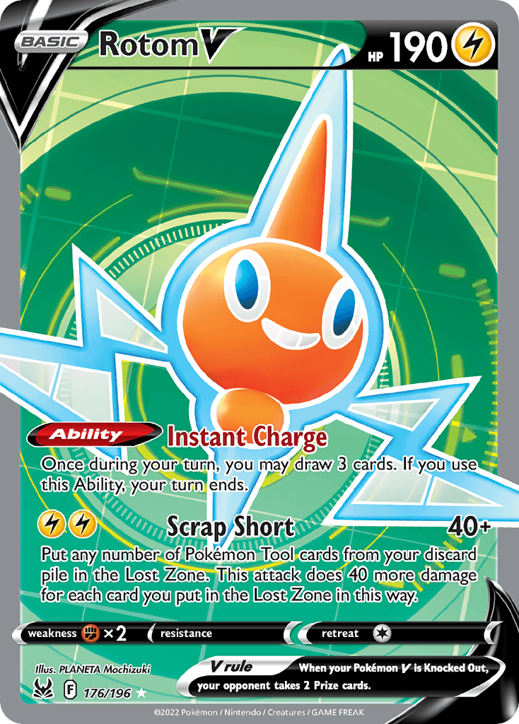 Rotom V Lost Origin card