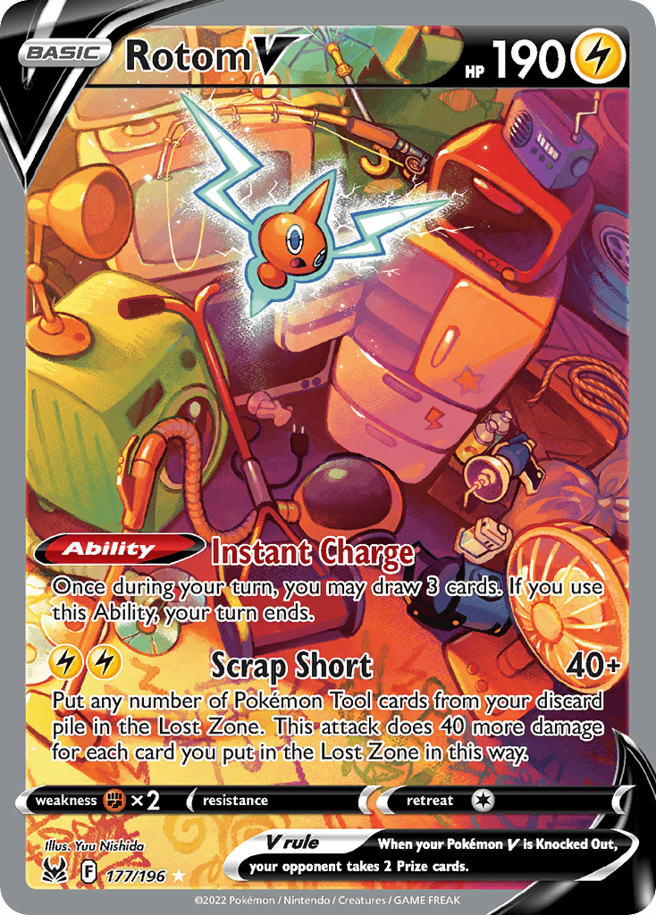 Rotom V Lost Origin card