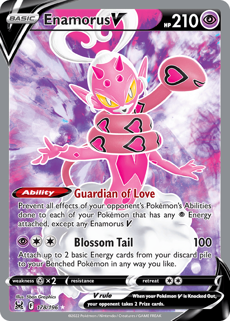Enamorus V Lost Origin card