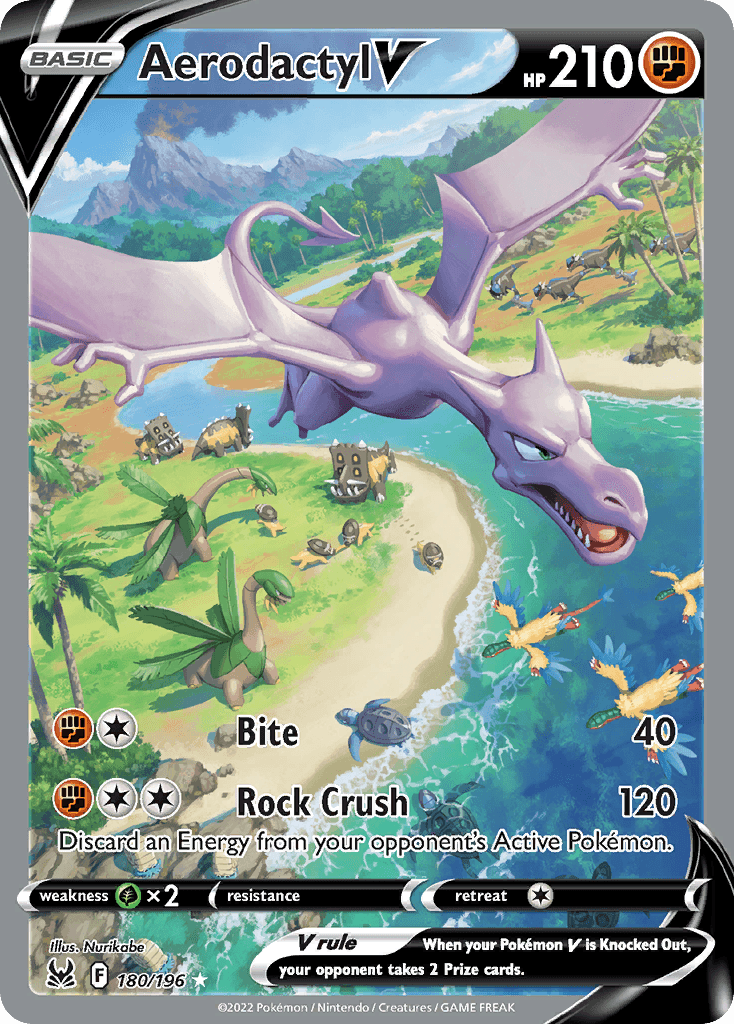 Aerodactyl V Lost Origin card
