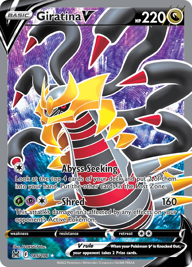 Giratina V Lost Origin card