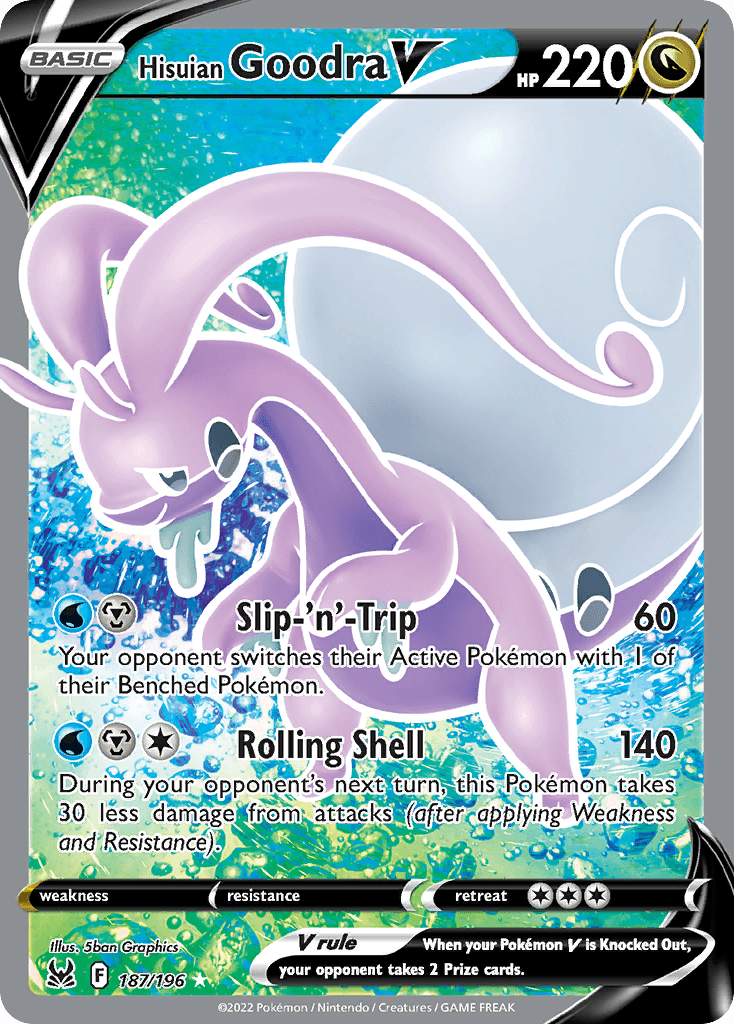 Hisuian Goodra V Lost Origin card