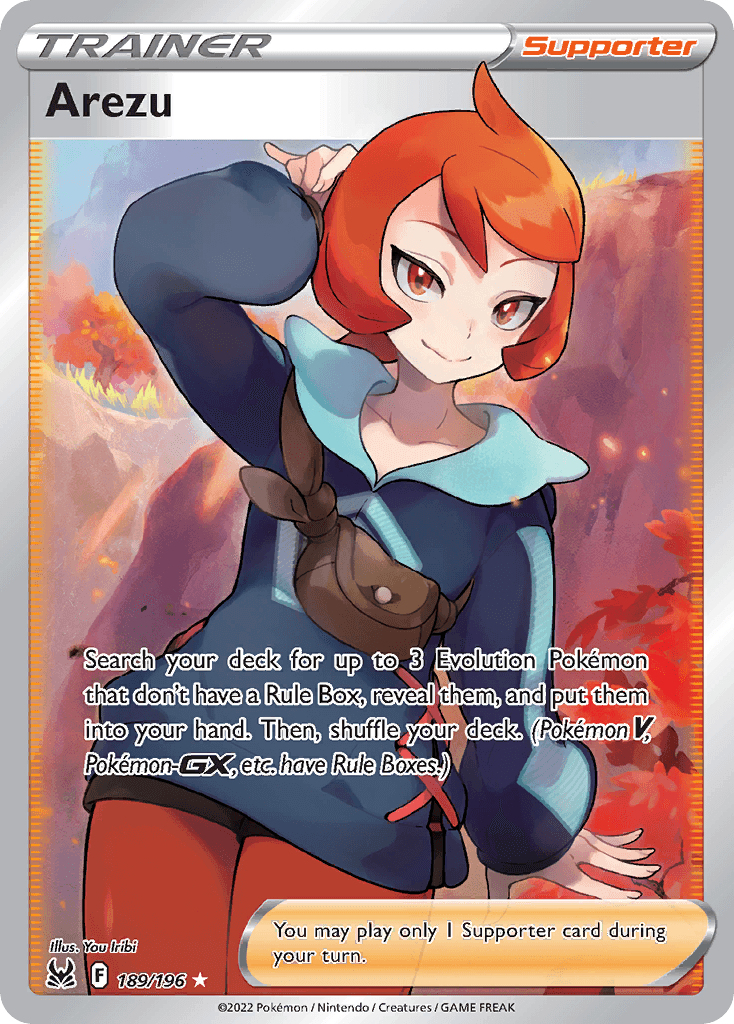 Arezu Lost Origin card