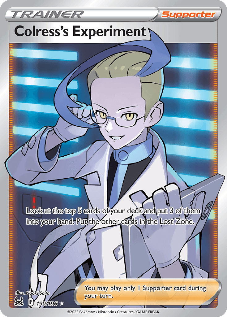 Colress's Experiment Lost Origin card