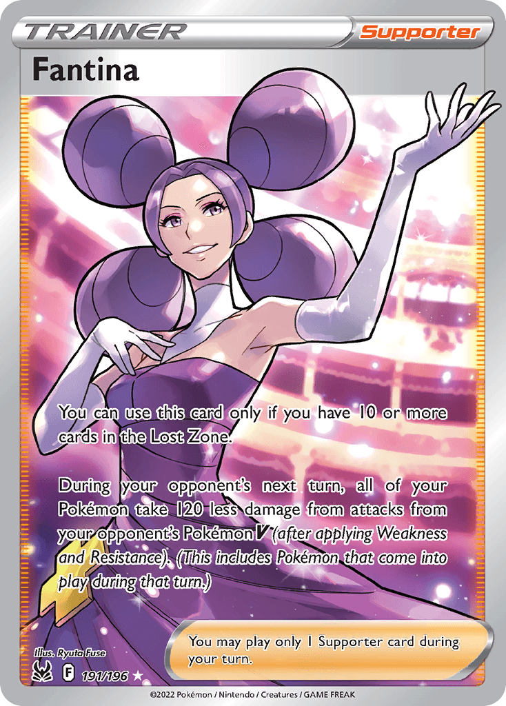 Fantina Lost Origin card