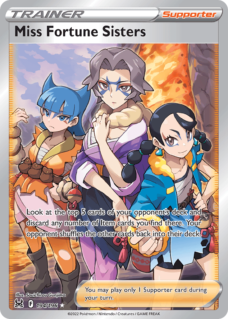 Miss Fortune Sisters Lost Origin card