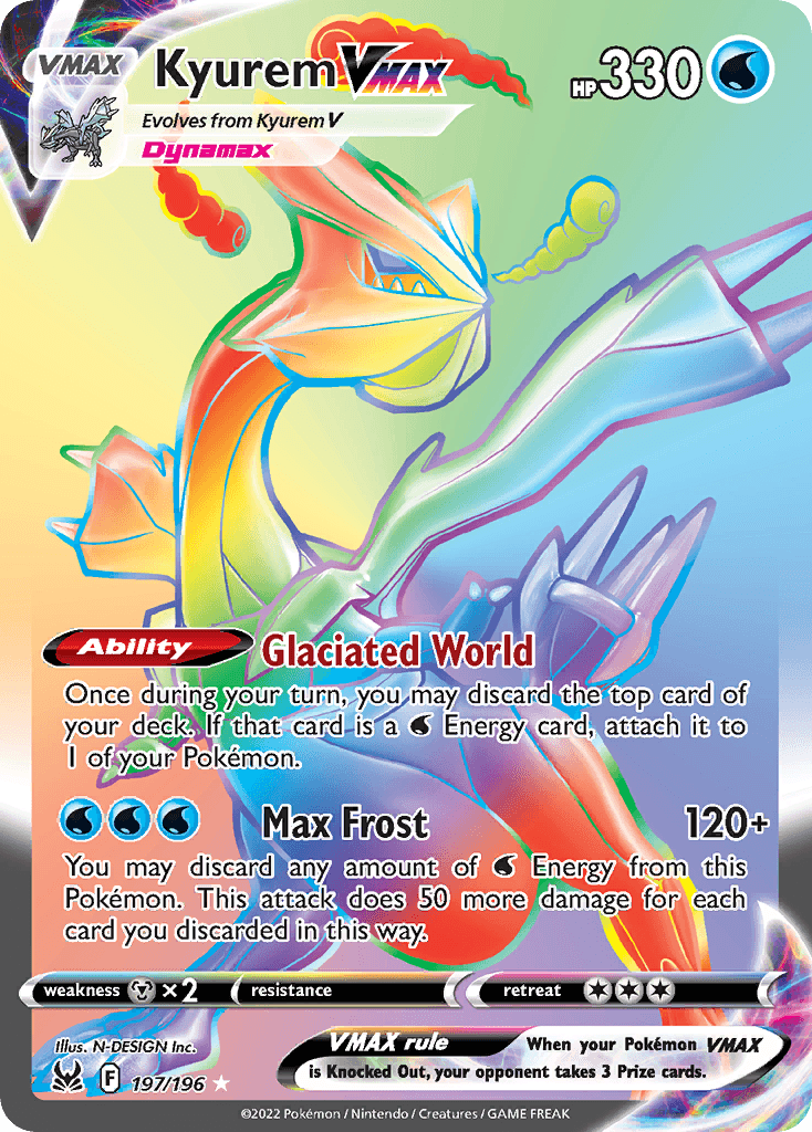 Kyurem VMAX Lost Origin card
