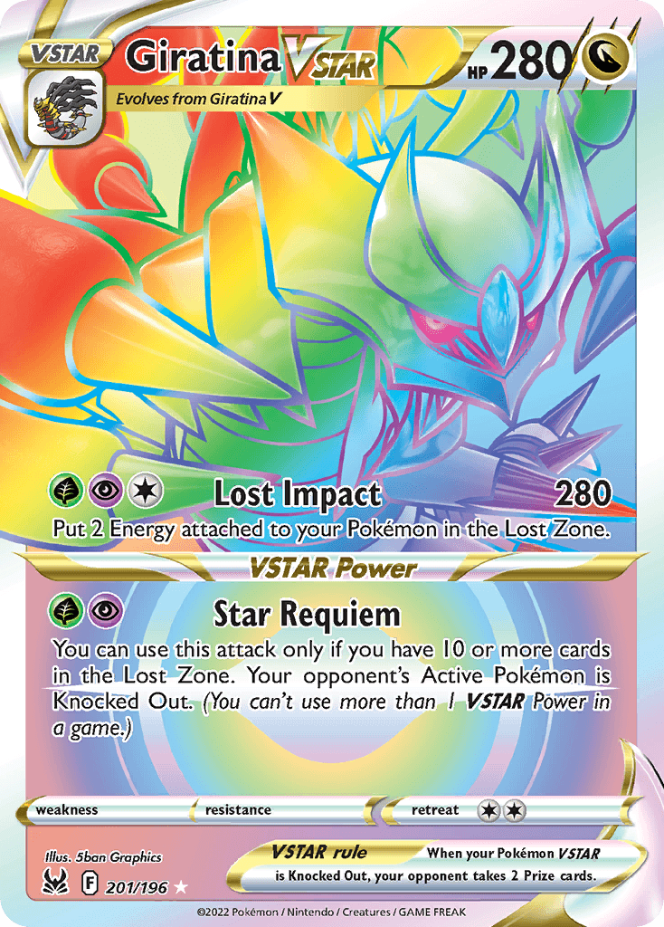 Giratina VSTAR Lost Origin card