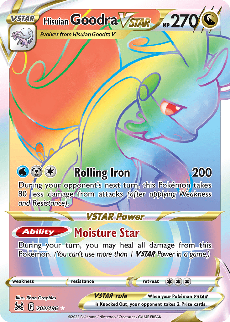 Hisuian Goodra VSTAR Lost Origin card