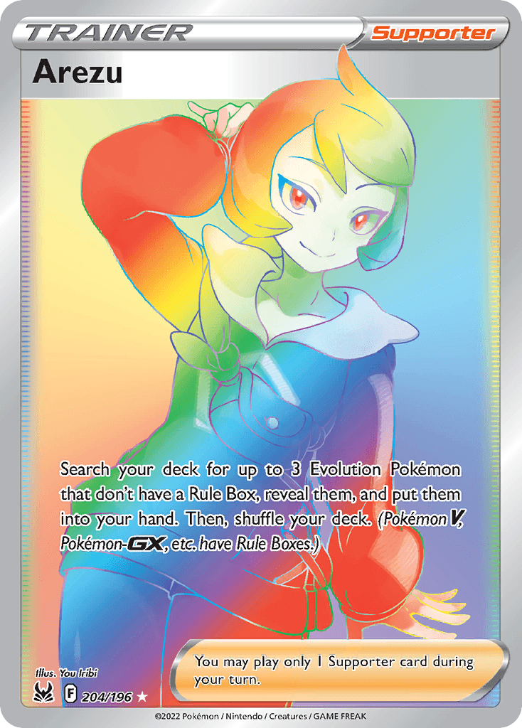 Arezu Lost Origin card