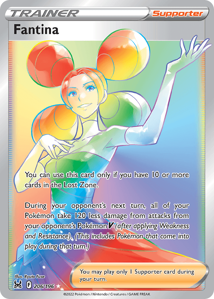 Fantina Lost Origin card