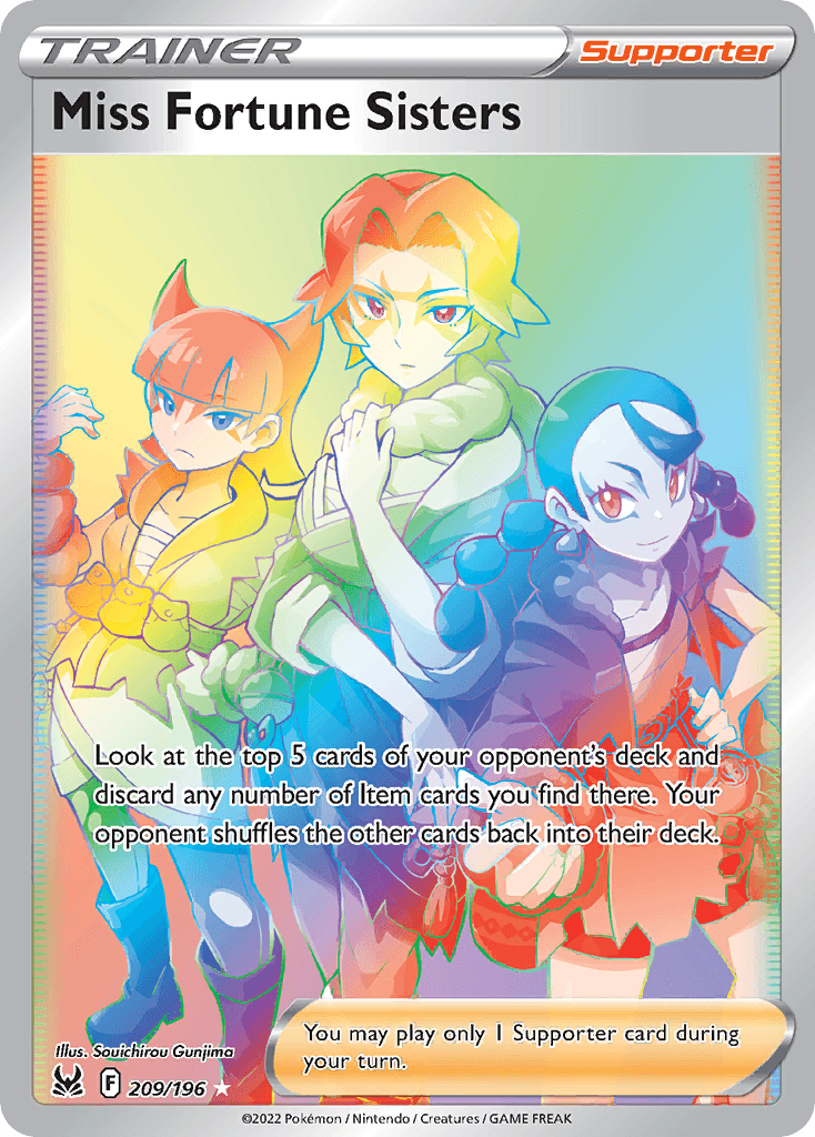 Miss Fortune Sisters Lost Origin card