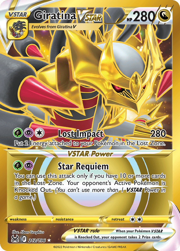 Giratina VSTAR Lost Origin card