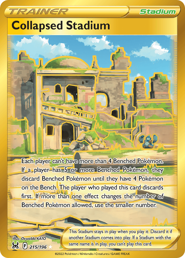 Collapsed Stadium Lost Origin card