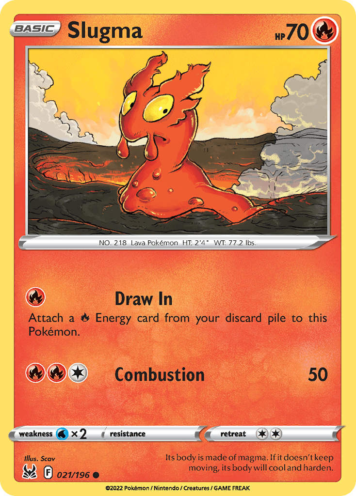 Slugma Lost Origin card