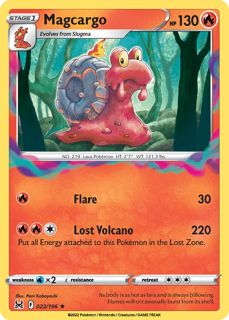 Magcargo Lost Origin card