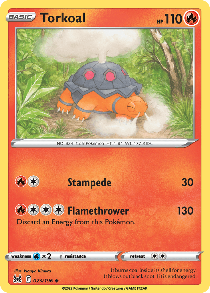 Torkoal Lost Origin card